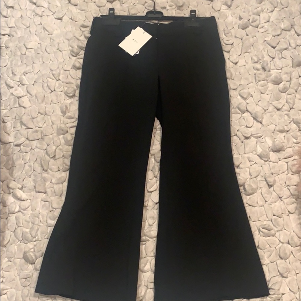 ALC black wide leg pants